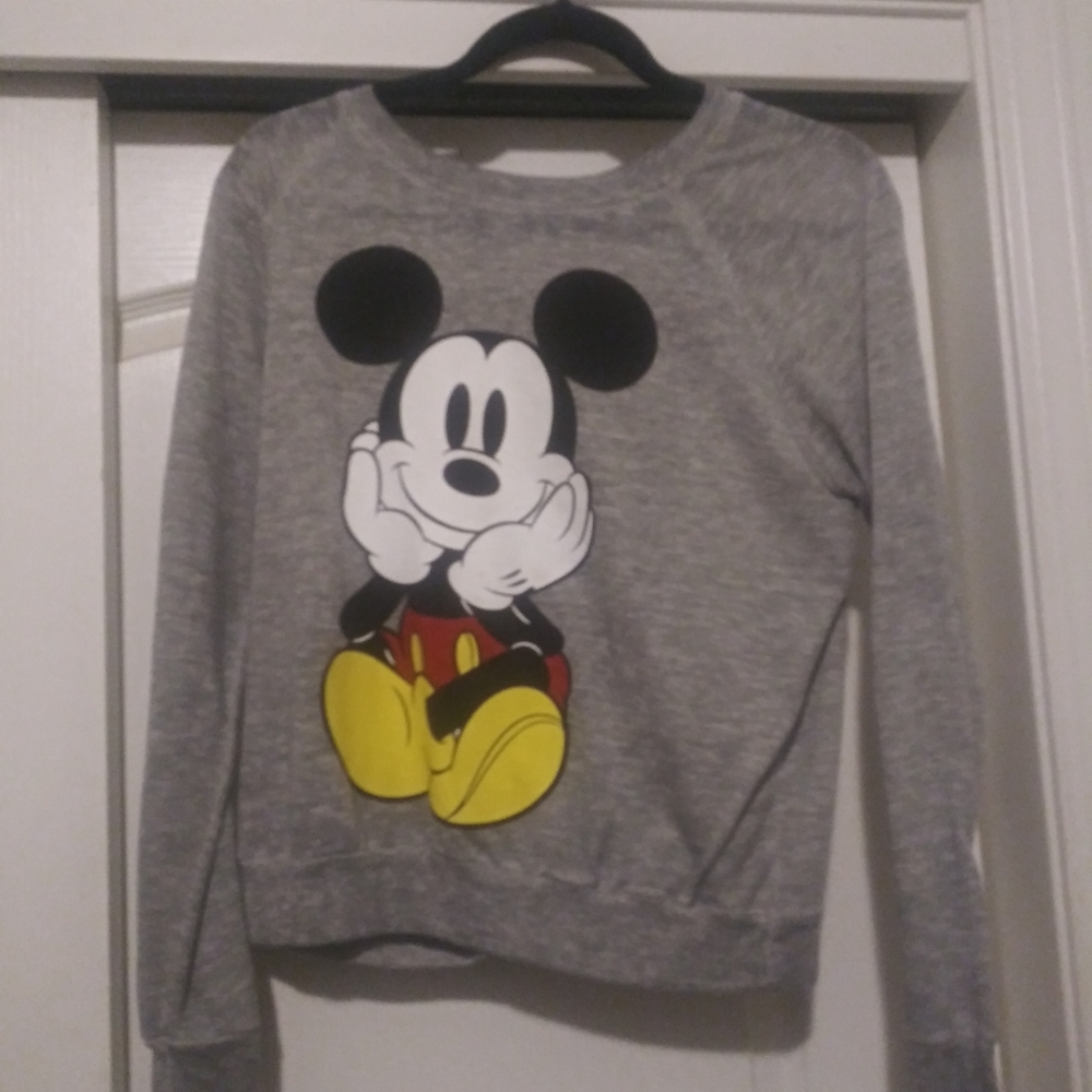 Mickey mouse grey long sleeve